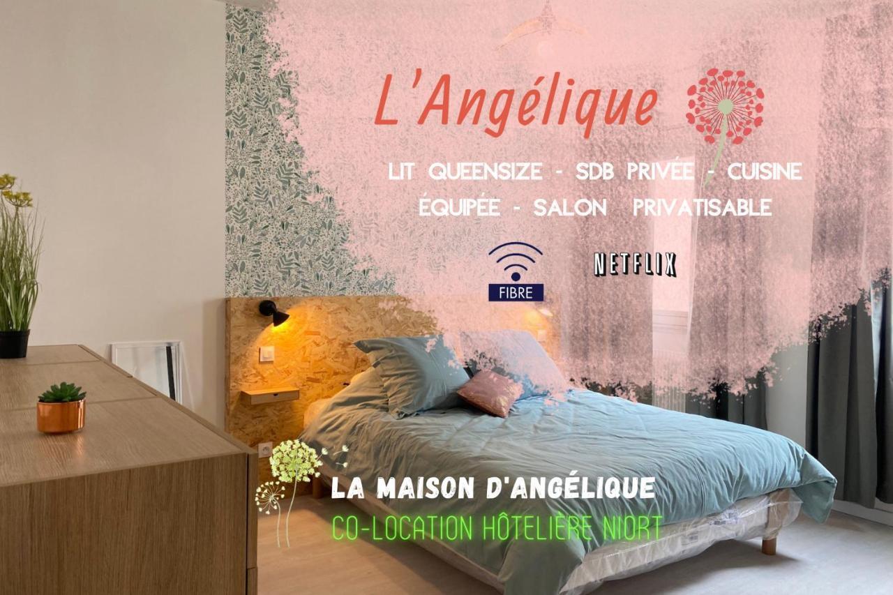 La Maison D'Angelique: Gare-Adjacent Colocation with Fiber & Netflix Niort Exterior photo