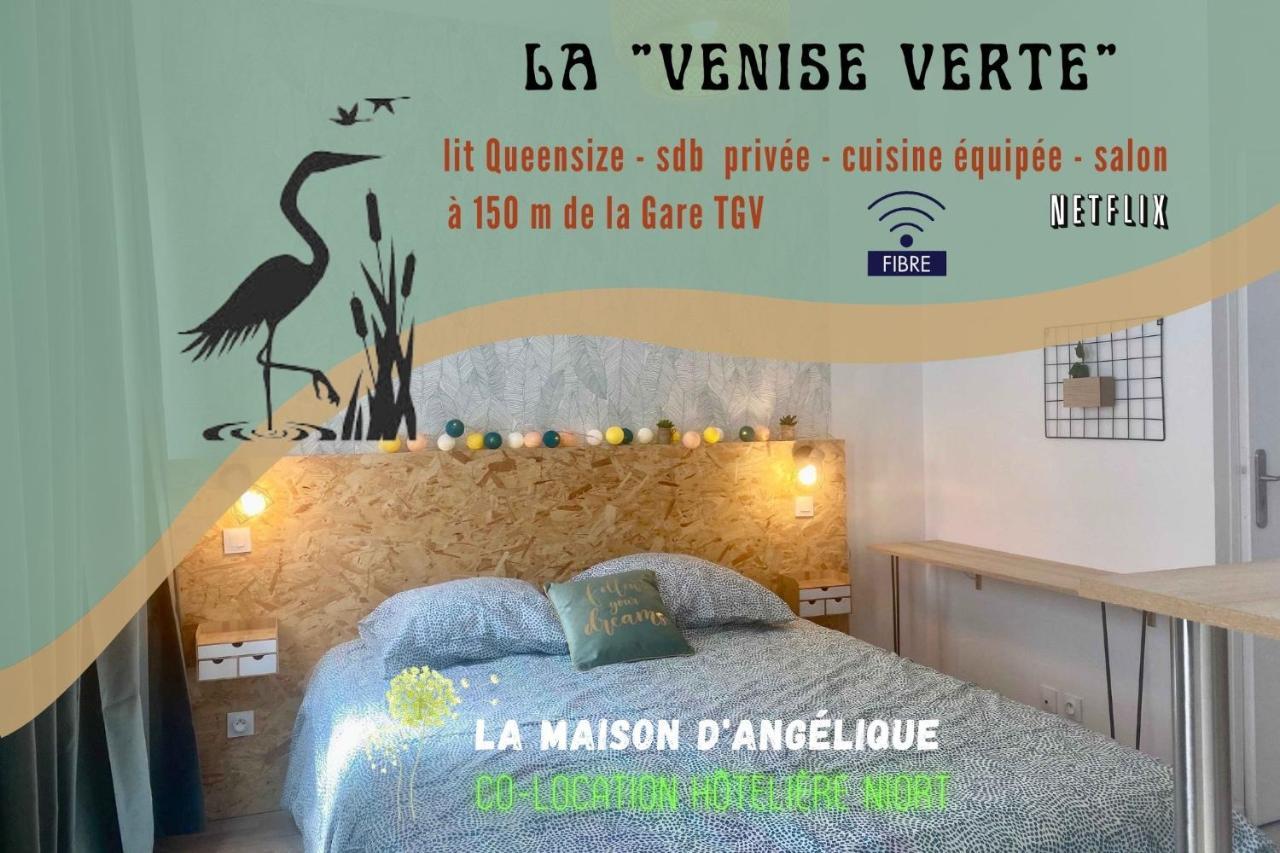 La Maison D'Angelique: Gare-Adjacent Colocation with Fiber & Netflix Niort Room photo